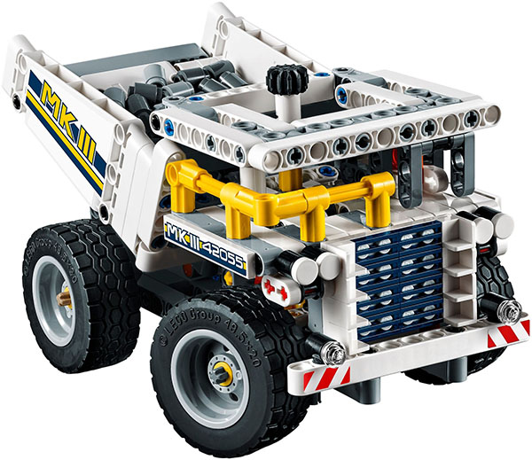 乐高积木lego 科技系列 42055 巨型滚轮挖土机