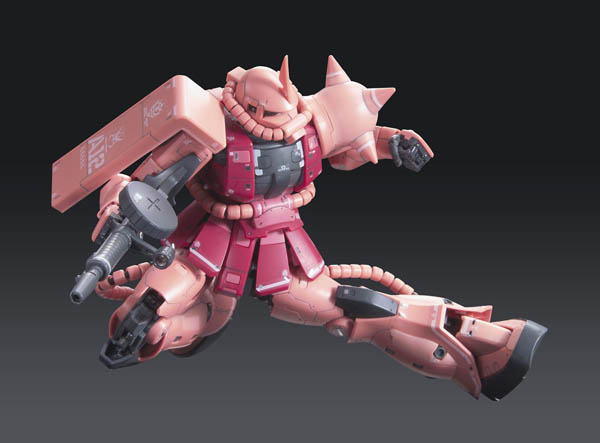 【BANDAI】 組裝模型 RG 1/144 機動戰士鋼彈 夏亞專用薩克 紅薩克 30週年 MS-06S ZAKUII 02