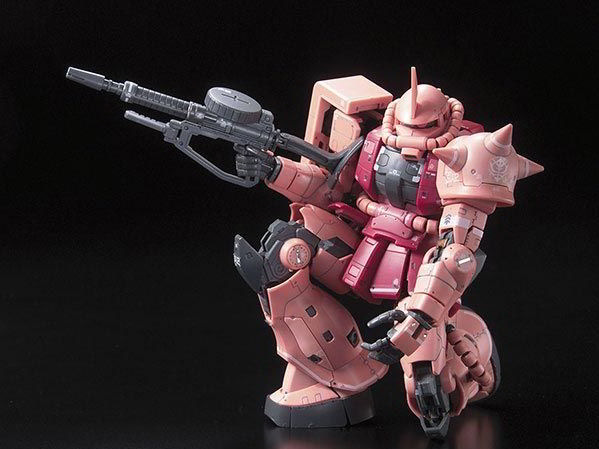 【BANDAI】 組裝模型 RG 1/144 機動戰士鋼彈 夏亞專用薩克 紅薩克 30週年 MS-06S ZAKUII 02