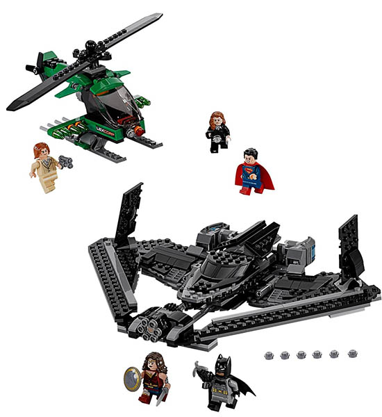 乐高积木lego 超级英雄系列 蝙蝠侠对超人 正义曙光 76046 正义英雄