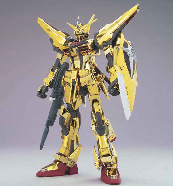 【BANDAI】 組裝模型SEED-DS 1/100 機動戰士鋼彈SEED DESTINY 曉鋼彈 大鷲型&不知火型  黃金電鍍版 15