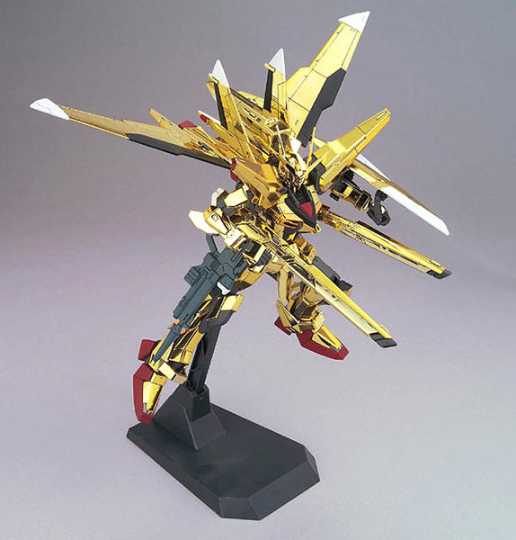 【BANDAI】 組裝模型SEED-DS 1/100 機動戰士鋼彈SEED DESTINY 曉鋼彈 大鷲型&不知火型  黃金電鍍版 15
