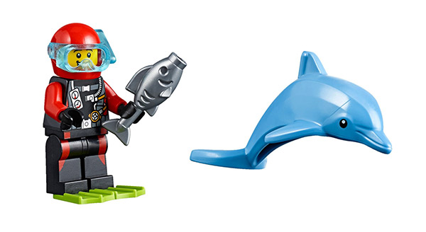 乐高积木lego city城市系列 60153 沙滩人偶套组