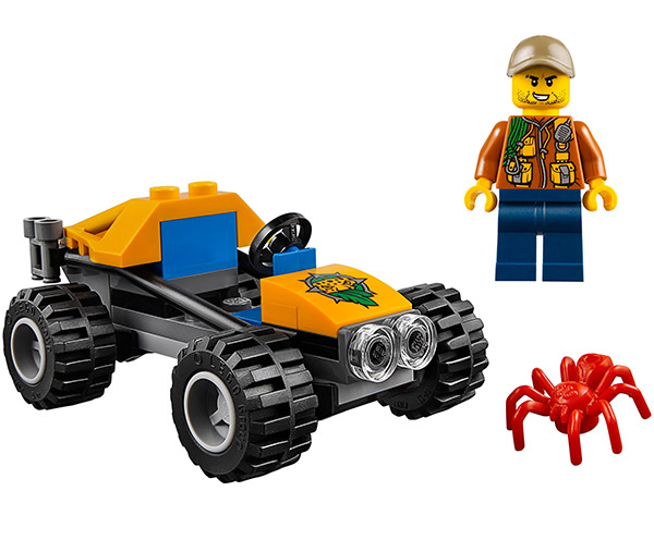 乐高积木lego city城市系列 60156 丛林越野车