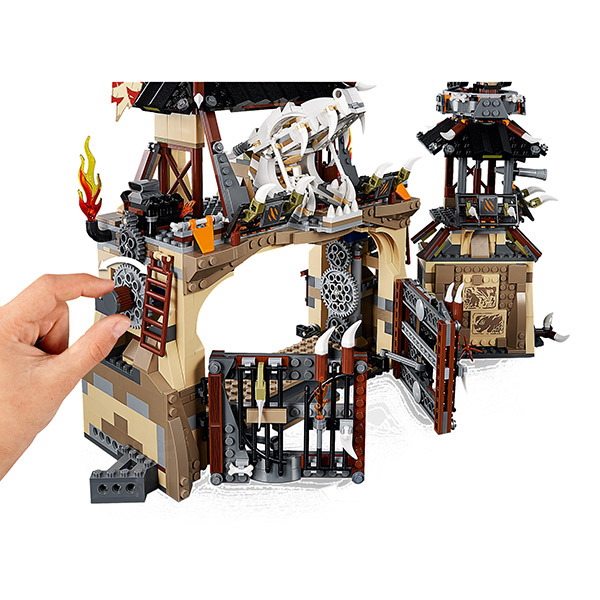 lego乐高 ninjago忍者系列 70655 暗黑猎龙寨