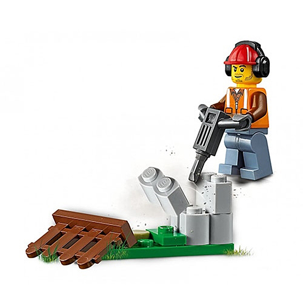 lego乐高 城市系列 60219 建设装载机