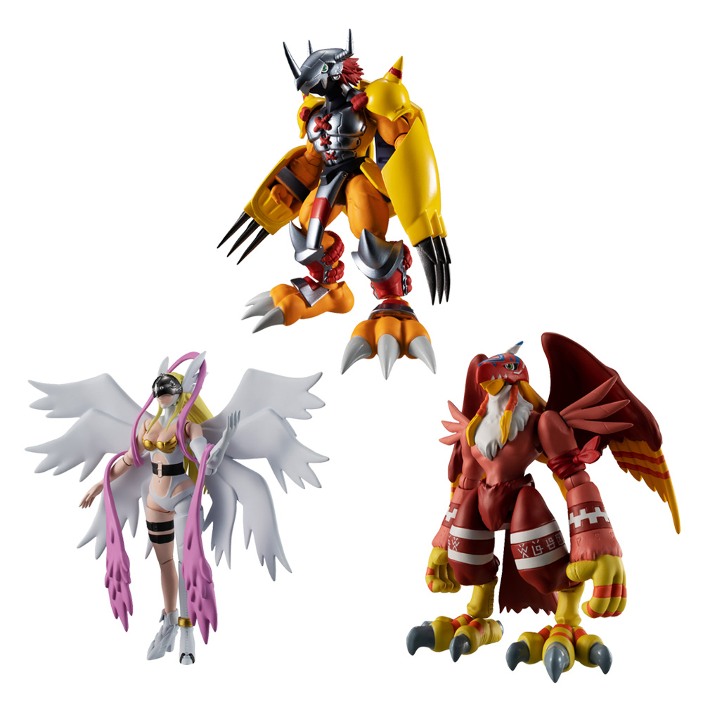 【预购】10月 bandai 盒玩 shodo 掌动 数码宝贝 第一弹 一组全三种