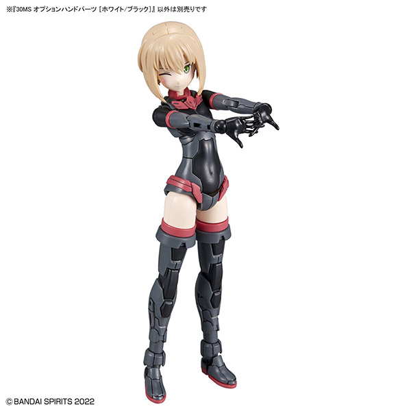 【BANDAI】代理版 組裝模型 30MS 手部配件套組 [白/黑]   