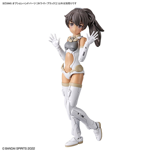【BANDAI】代理版 組裝模型 30MS 手部配件套組 [白/黑]   