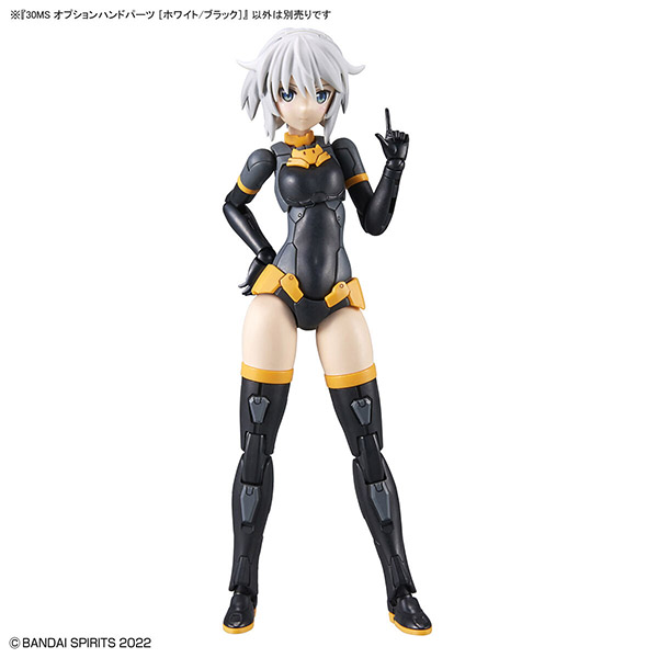 【BANDAI】代理版 組裝模型 30MS 手部配件套組 [白/黑]   