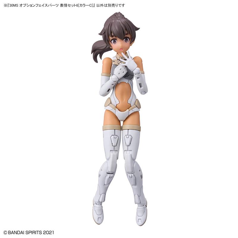 【BANDAI】代理版 組裝模型 30MS 組裝少女輕作戰 臉部配件套組 表情套組6[顏色C] 