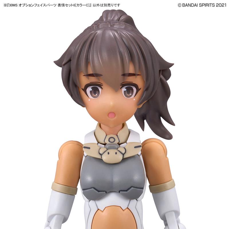 【BANDAI】代理版 組裝模型 30MS 組裝少女輕作戰 臉部配件套組 表情套組6[顏色C] 