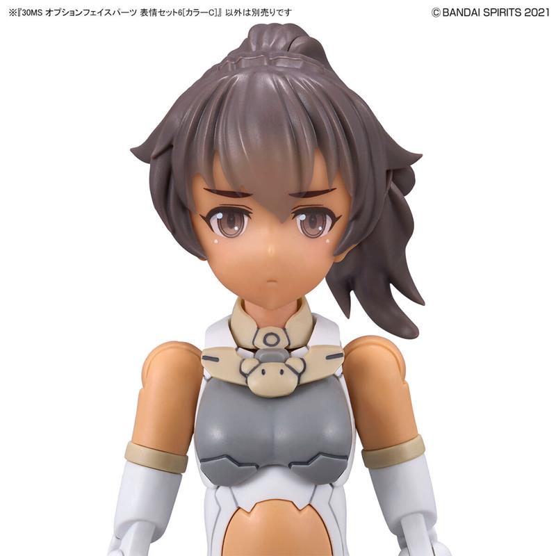 【BANDAI】代理版 組裝模型 30MS 組裝少女輕作戰 臉部配件套組 表情套組6[顏色C] 