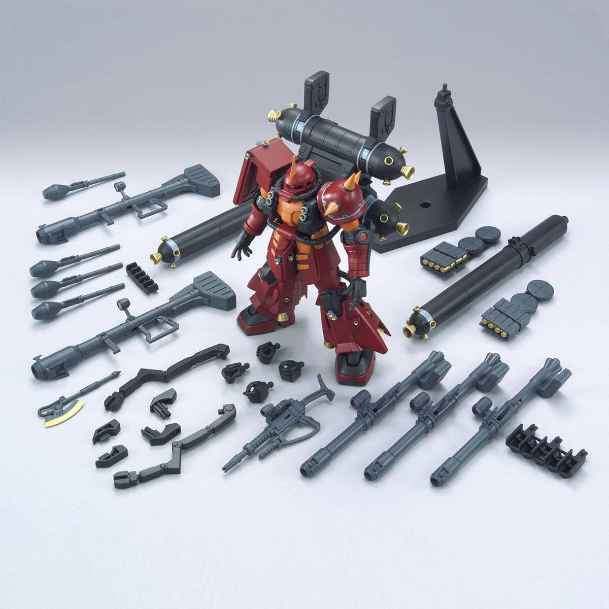 【BANDAI】代理版 組裝模型 HG 1/144 機動戰士鋼彈 高機動型薩克 雷霆宙域動畫配色Ver.