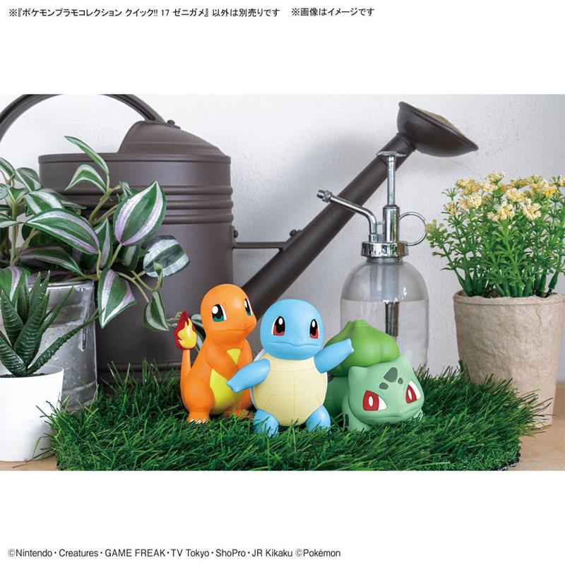 【BANDAI】代理版 組裝模型 寶可夢 Pokemon PLAMO 收藏集 快組版!! 傑尼龜 17