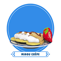 (Mighty Jaxx) 盒玩 貓咪點心 貓咪甜點 X 香蕉草莓可麗餅