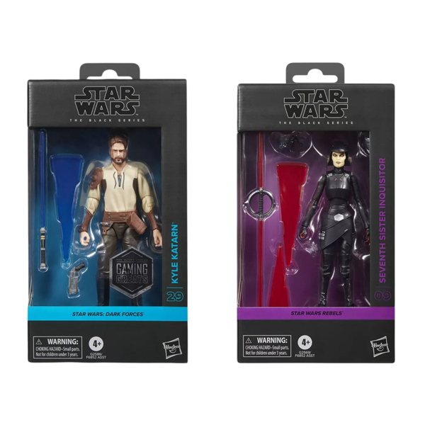 (預購)26年3月 孩之寶 星際大戰 審判官 七師妹 凱爾卡塔恩 S3黑標6吋人物組 一組2入
