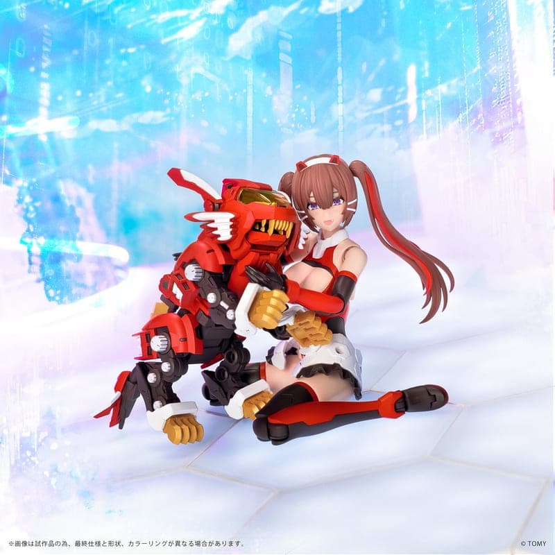 (預購)26年9月 TAKARATOMY T-SPARKx壽屋 MV-01A 斬山碧&長牙獅 紅色 組裝模型